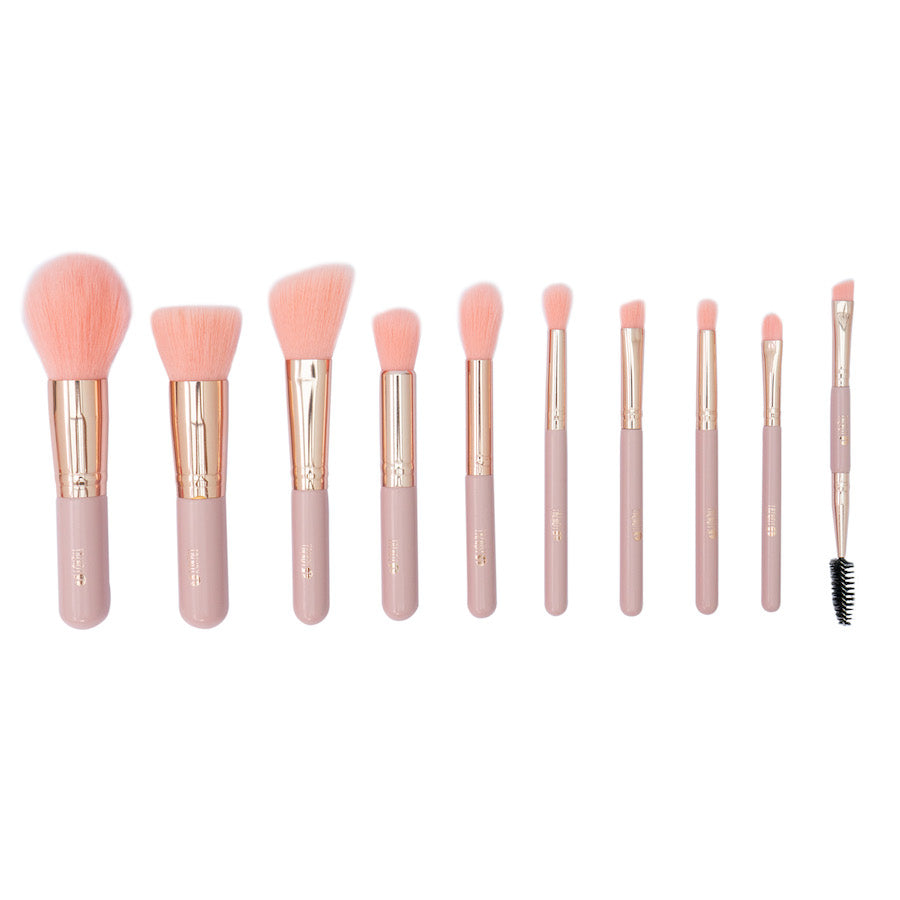 Kit Brocha Mini Rosado X10 Trendy