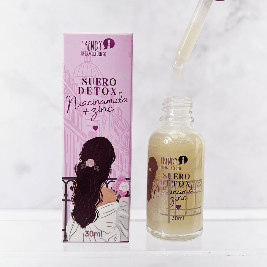 Suero Detox Niacinamida + Zinc Trendy